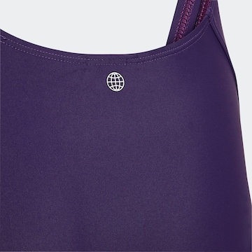 ADIDAS PERFORMANCE Sports swimwear 'Athly V 3-Stripes' in Purple