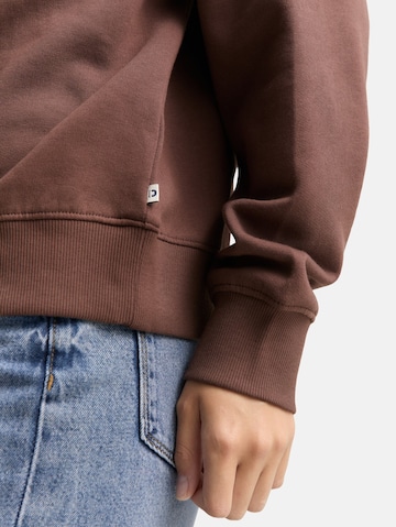 Sweat-shirt TOM TAILOR DENIM en marron