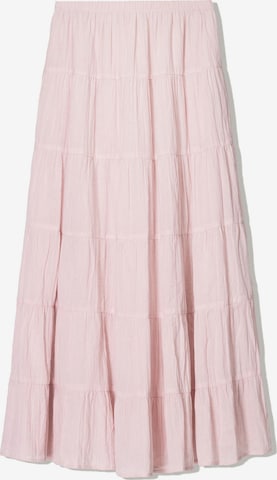 Gonna di Bershka in rosa: frontale