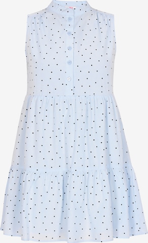 Robe-chemise MYMO en bleu : devant