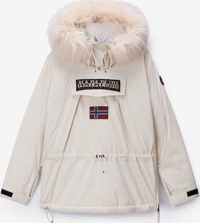 NAPAPIJRI Zimní bunda 'Skidoo 2.0' - béžová / světle béžová / burgundská červeň / černá, Produkt