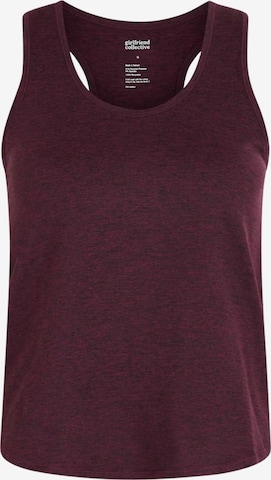 Haut 'Reset' Girlfriend Collective en violet : devant