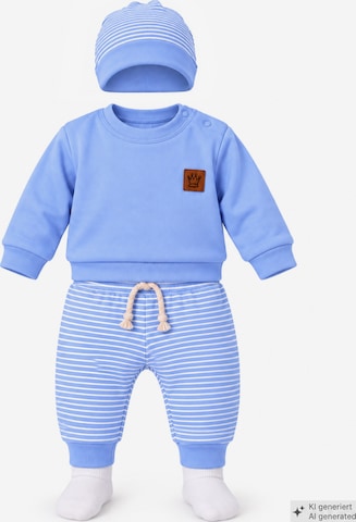La Bortini Set in Blau: Vorderseite