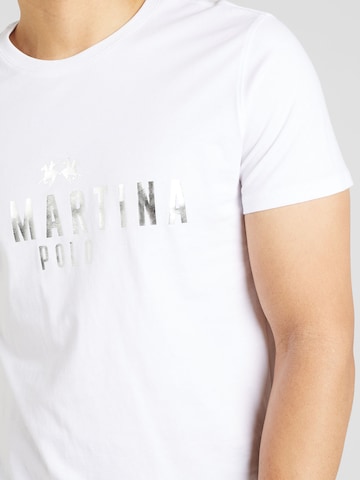 La Martina - Camiseta en blanco