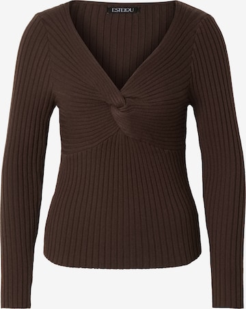 T-shirt Urban Classics en marron : devant