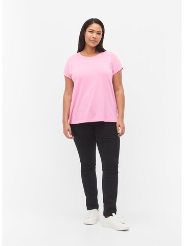Zizzi Shirt 'Katja' in Roze