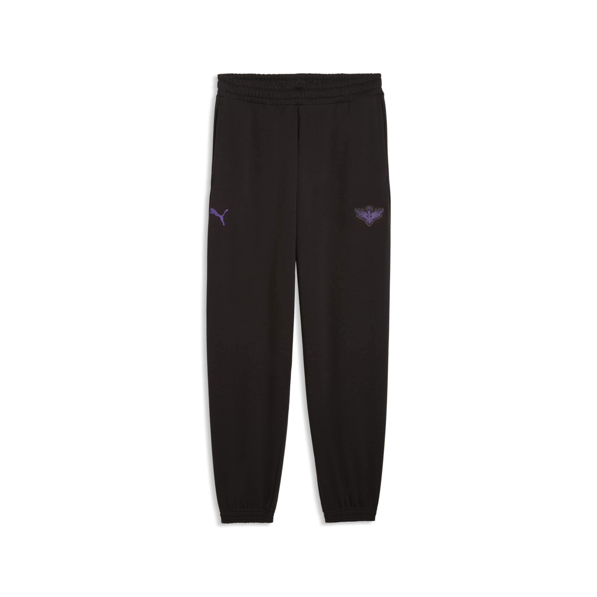 PUMA Tapered Sports trousers 'Melo Alwayz On 1' in Black: front