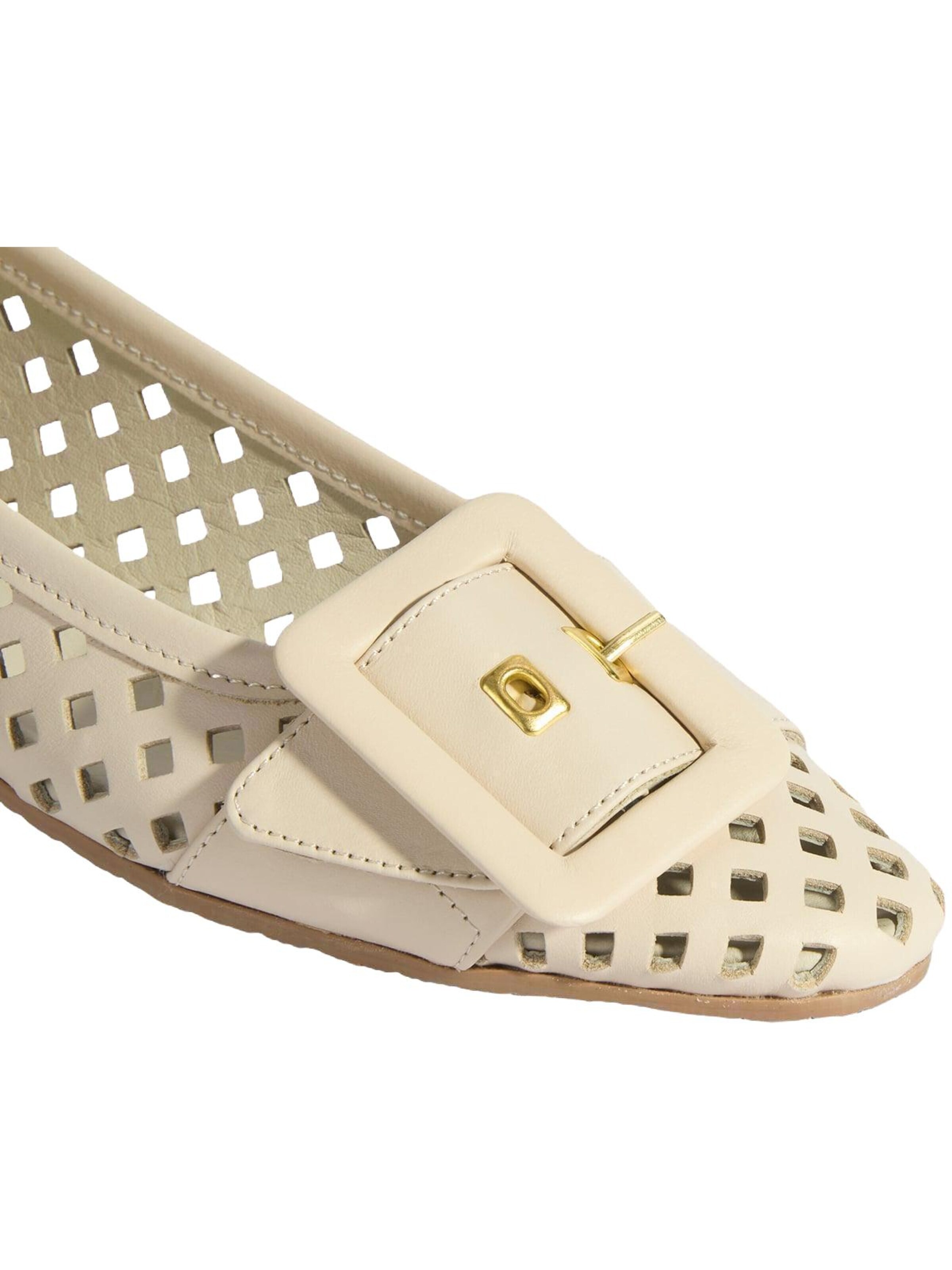 Desa Ballet Flats 'Ballettschuhe' in Beige