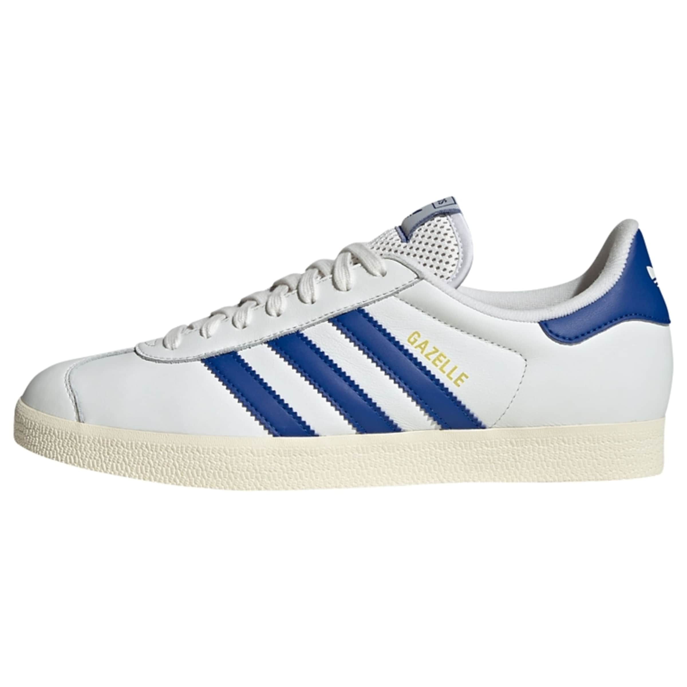 Baskets basses 'Gazelle' ADIDAS ORIGINALS en blanc : devant