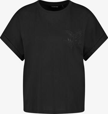 T-shirt TAIFUN en noir : devant