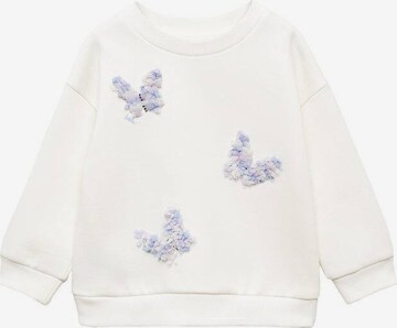 Sweat-shirt 'Flyb' MANGO KIDS en blanc : devant