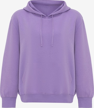 Sweat-shirt Jacey Quinn en violet : devant
