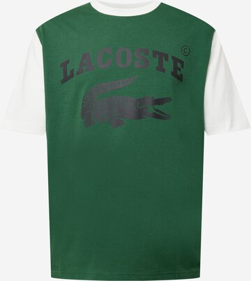 LACOSTE Tričko – zelená: přední strana