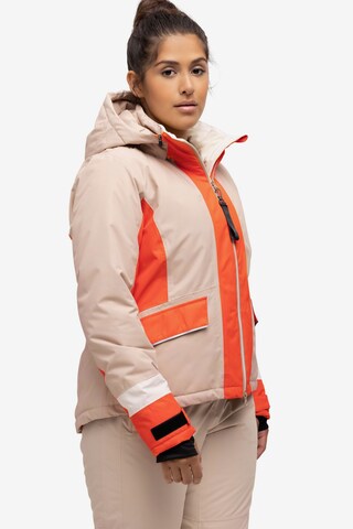 Ulla Popken Performance Jacket in Beige: front