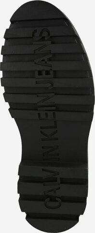 Calvin Klein Jeans Šněrovací kozačky – černá