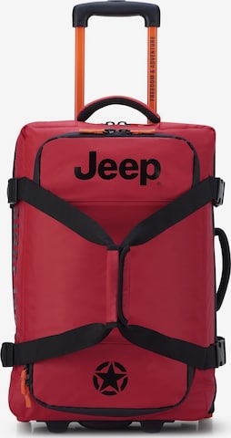 Trolley di Jeep in rosso: frontale