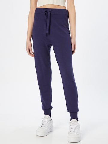 s.Oliver Tapered Trousers in Blue: front