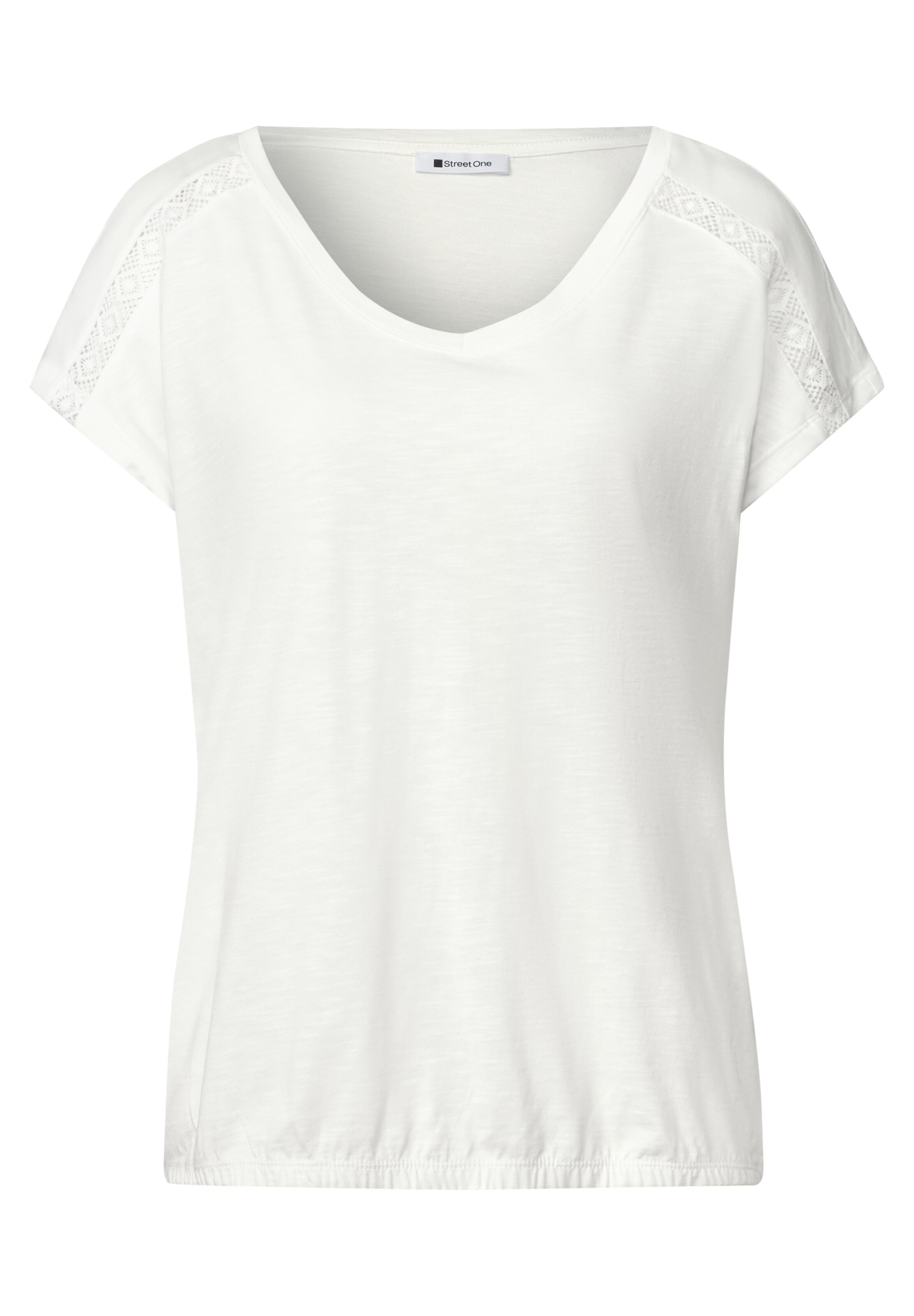 STREET ONE Shirt in White: front