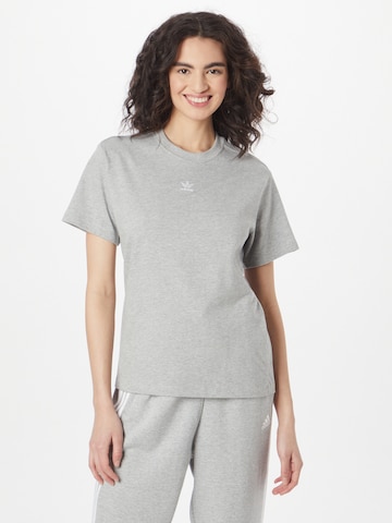 ADIDAS ORIGINALS Shirt 'Adicolor Essentials' in Grey: front