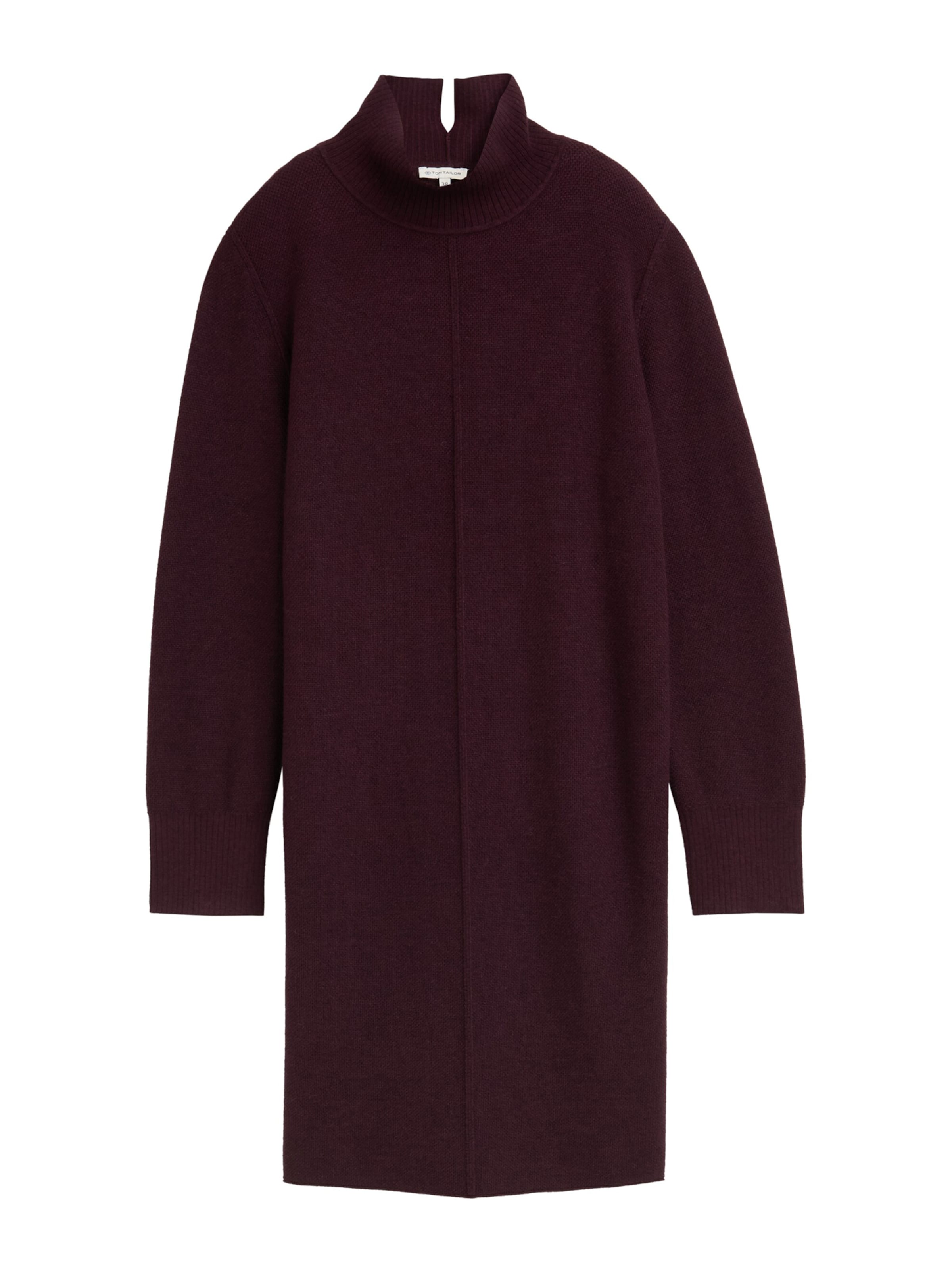 TOM TAILOR Knitted dress in Red: front