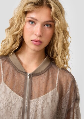 Veste mi-saison QS en marron