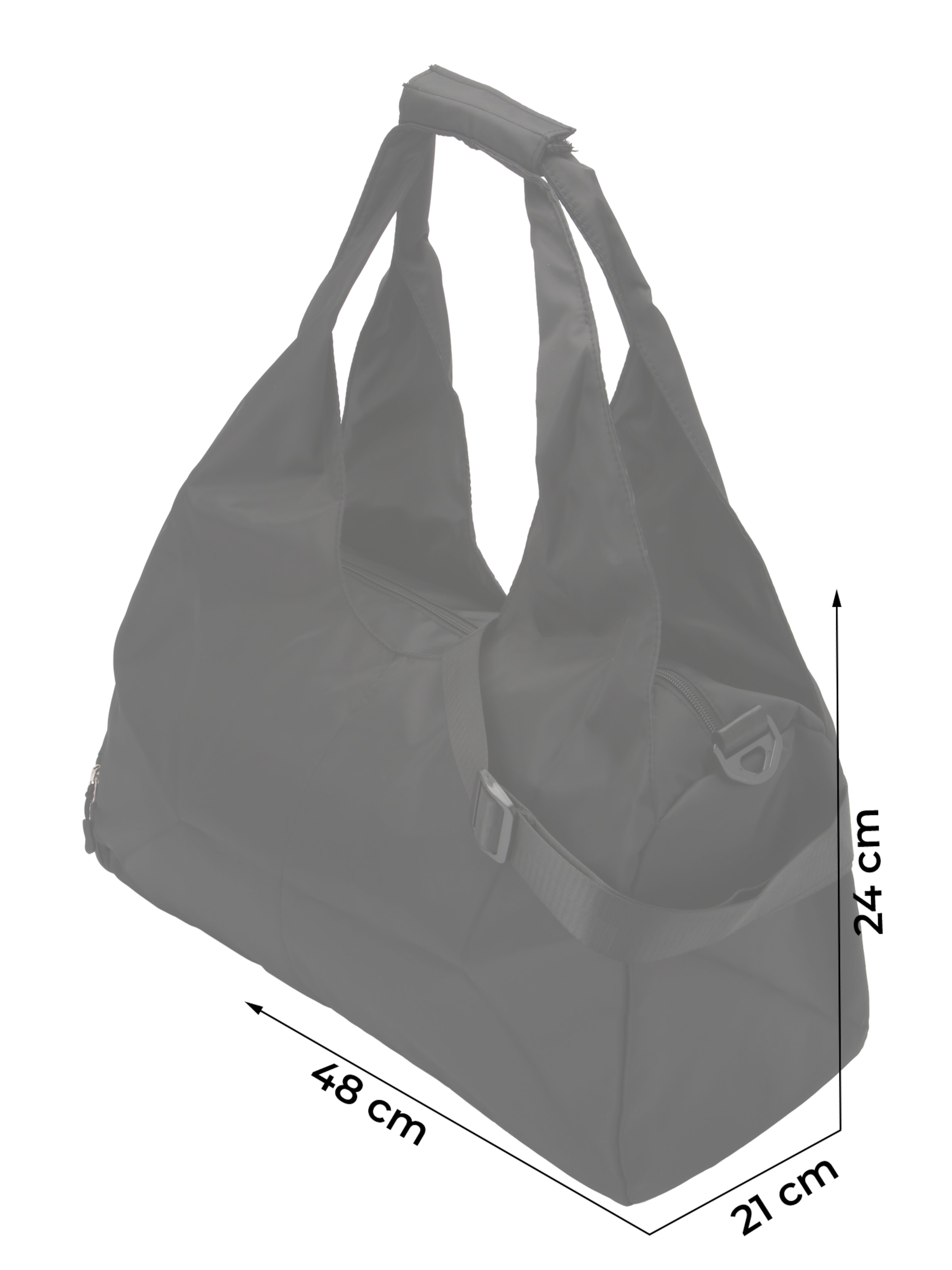 ABOUT YOU Спортна чанта в черно