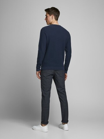 JACK & JONES - Regular Fit Pullover 'Aaron' em azul