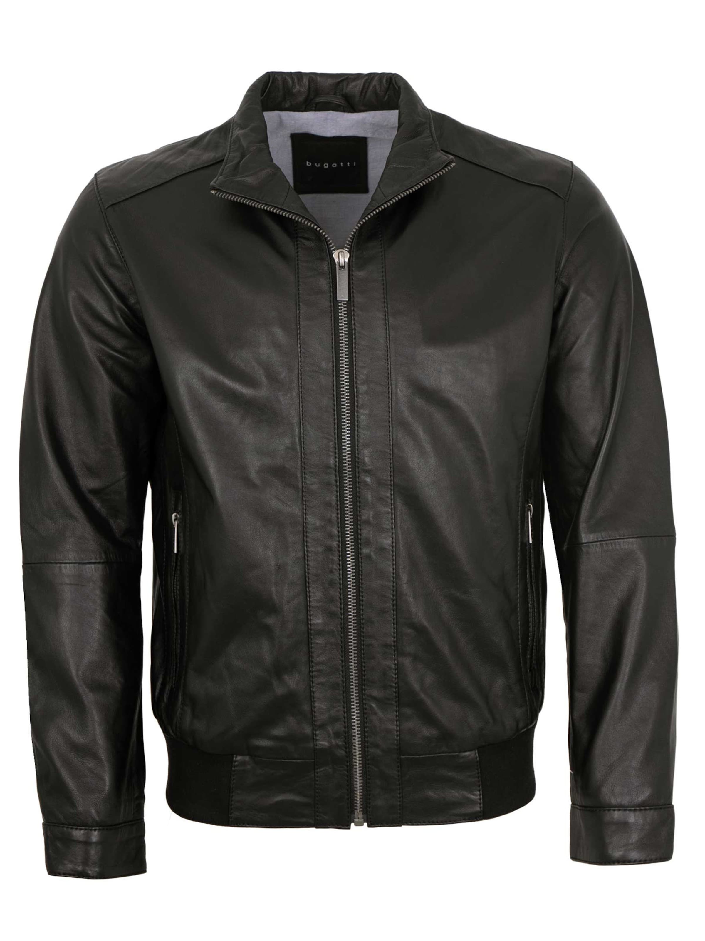 bugatti Übergangsjacke 'Samson'‌‌‌ in Schwarz: Vorderseite