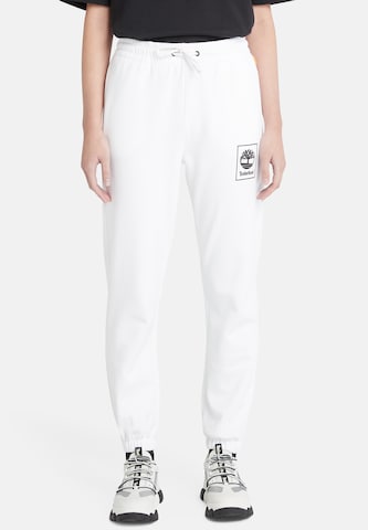 Effilé Pantalon TIMBERLAND en blanc : devant