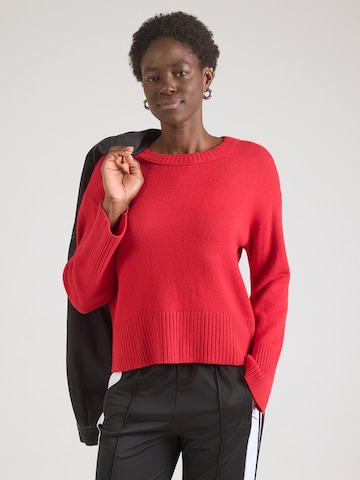 GAP Пуловер 'CASHSOFT' в червено: отпред