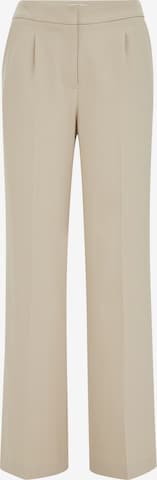 smėlio WE Fashion Standartinis Klostuotos kelnės: priekis