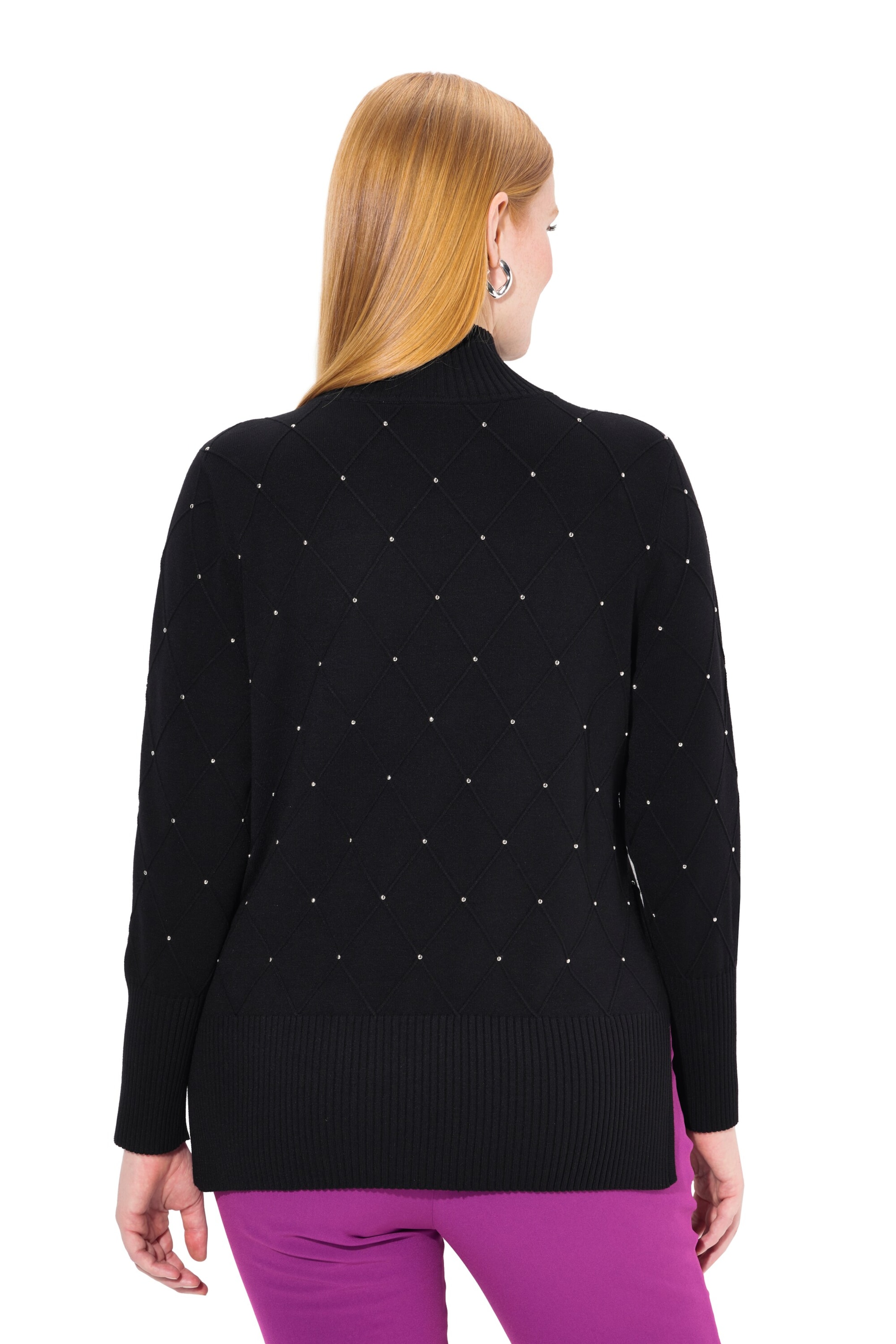 Ulla Popken Pullover in Schwarz