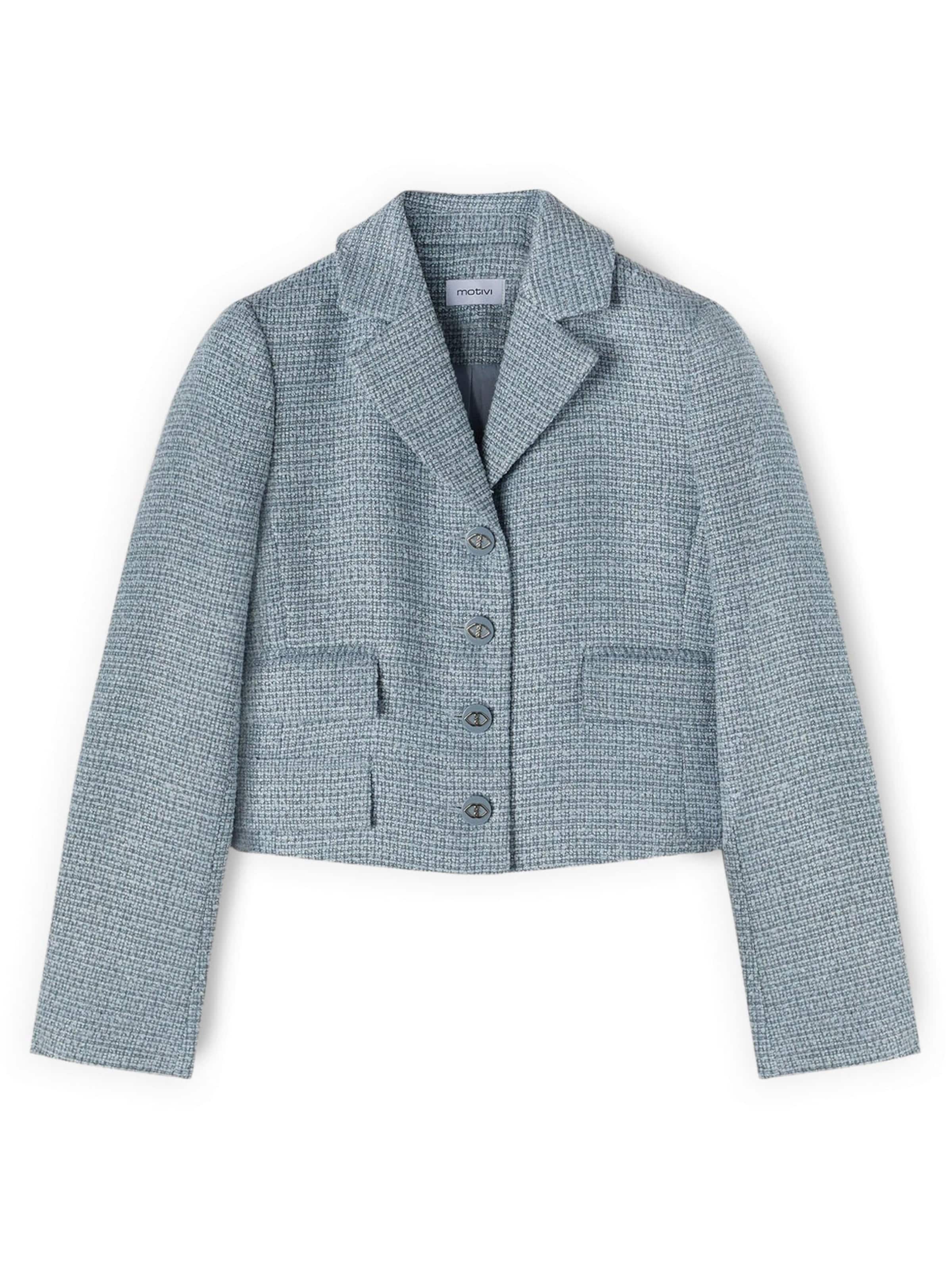 MOTIVI Veste mi-saison en bleu, Vue avec produit