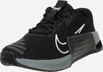 NIKE Спортни обувки 'Metcon 9' в сиво / черно / бяло, Преглед на продукта