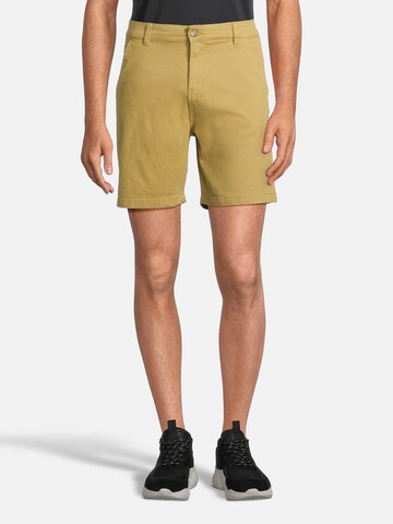 Regular Pantalon chino AÉROPOSTALE en jaune : devant