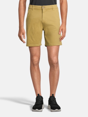 Regular Pantalon chino AÉROPOSTALE en jaune : devant