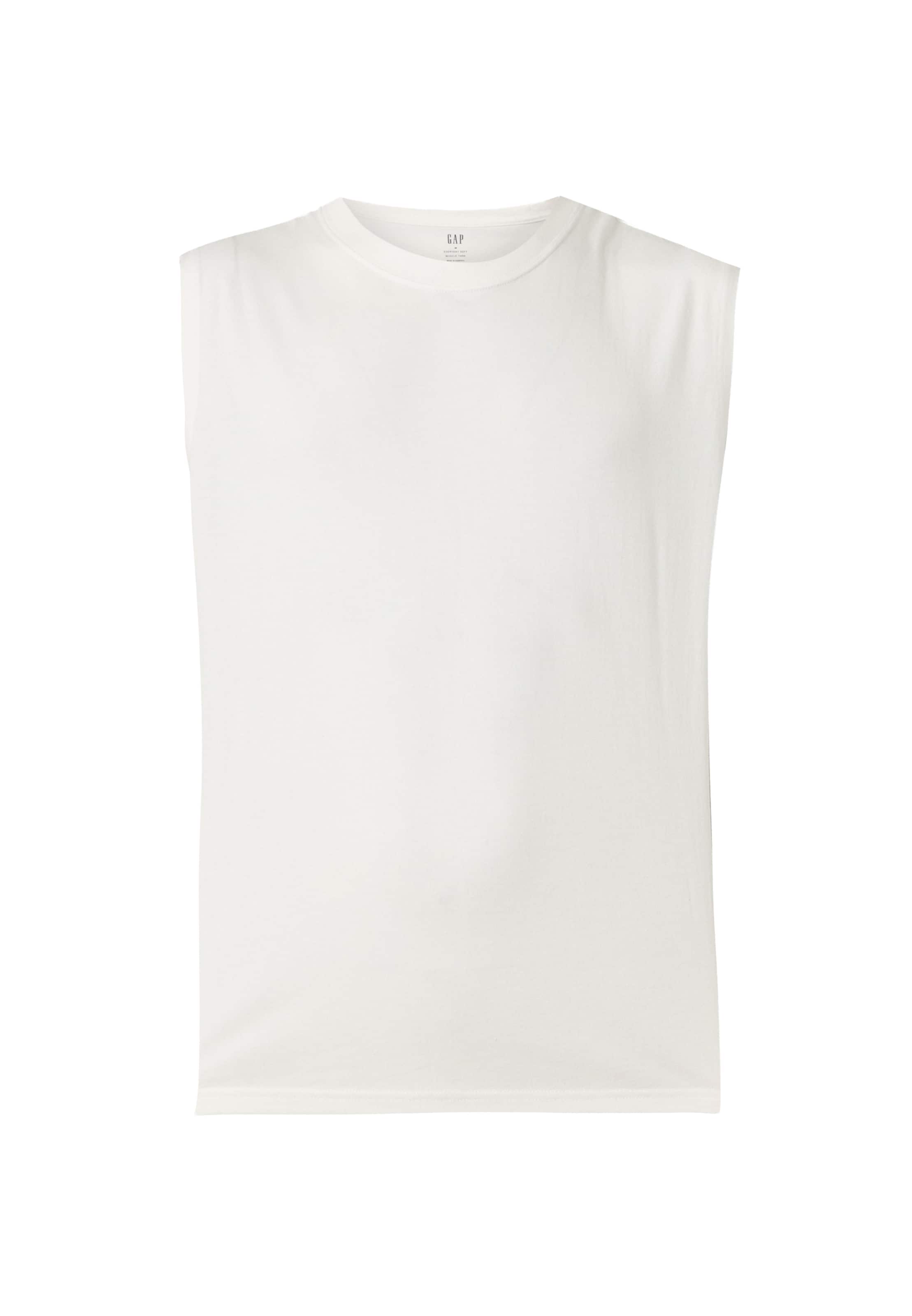 GAP Shirt 'EVERYDAY' in Wit: voorkant