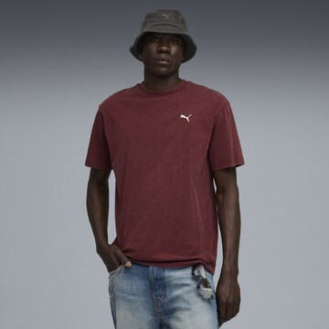 T-Shirt 'Essentials' PUMA en rouge : devant