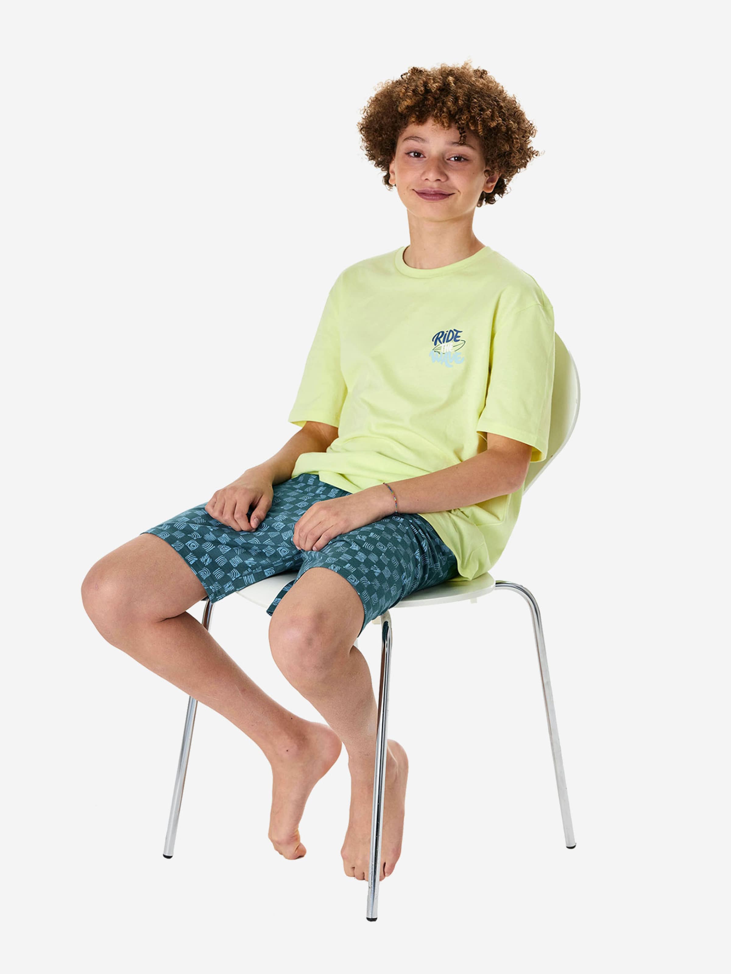 SCHIESSER - Pijama 'Nightwear' en azul