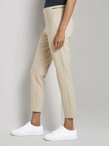 TOM TAILOR - Slimfit Pantalón 'Mia' en beige