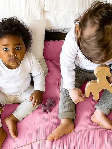 PAPATE - Manta para bebé en rosa