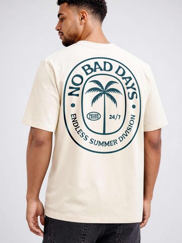 Neverless Shirt 'Summer Division'‌‌‌‌‌‌‌‌ in Beige