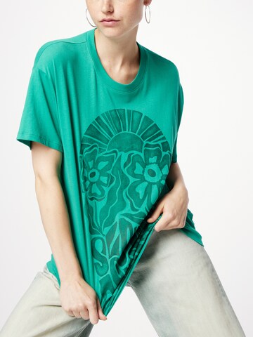 Tricou 'DAD' de la HOLLISTER pe verde