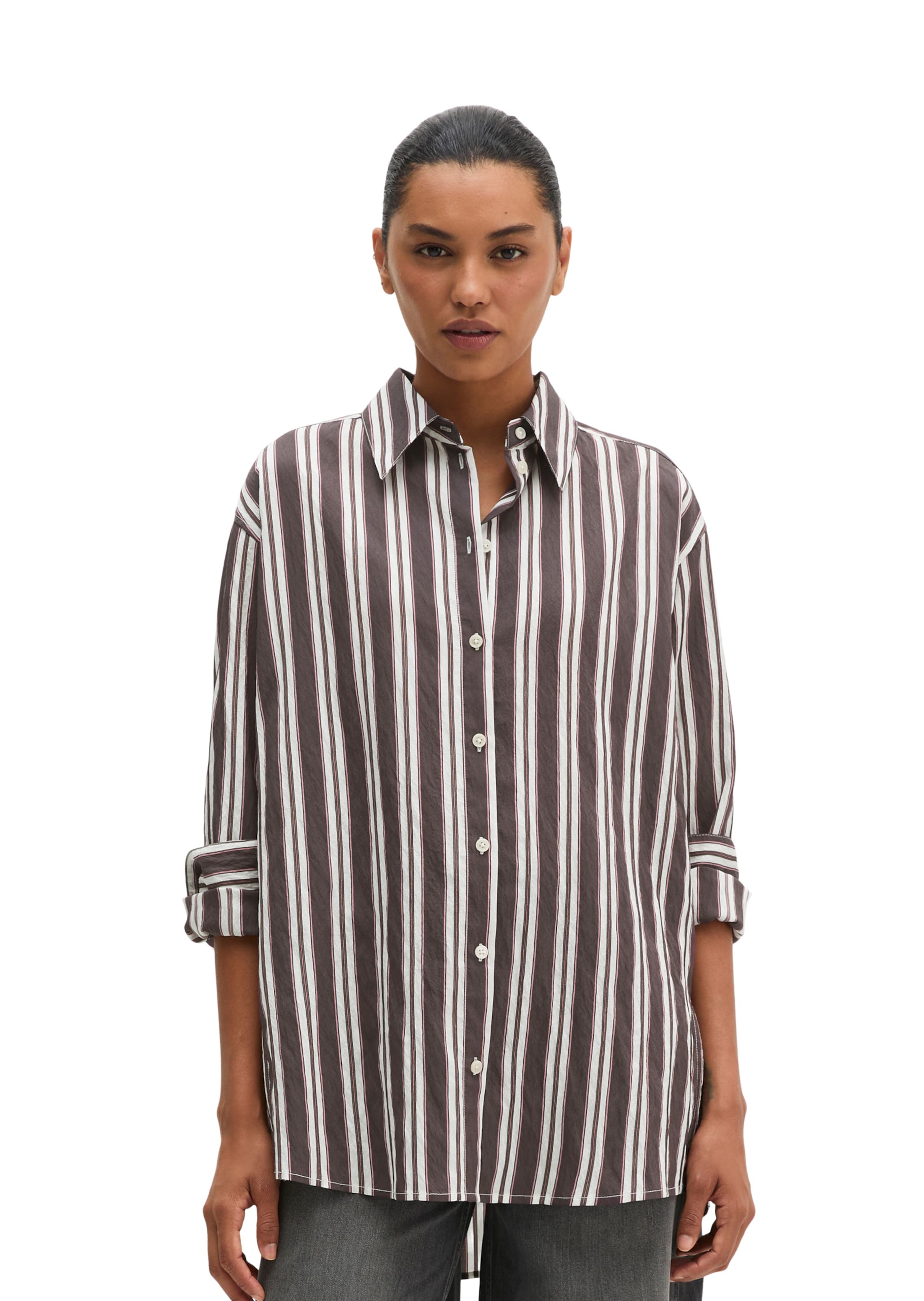 Marc O'Polo Bluse in Braun: Vorderseite