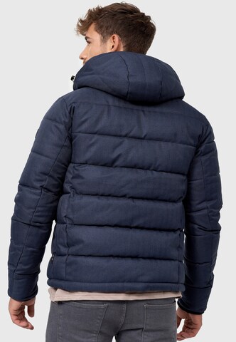 INDICODE JEANS Winterjas ' Hebert ' in Blauw