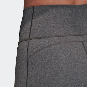 ADIDAS SPORTSWEAR Skinny Sportovní kalhoty – šedá