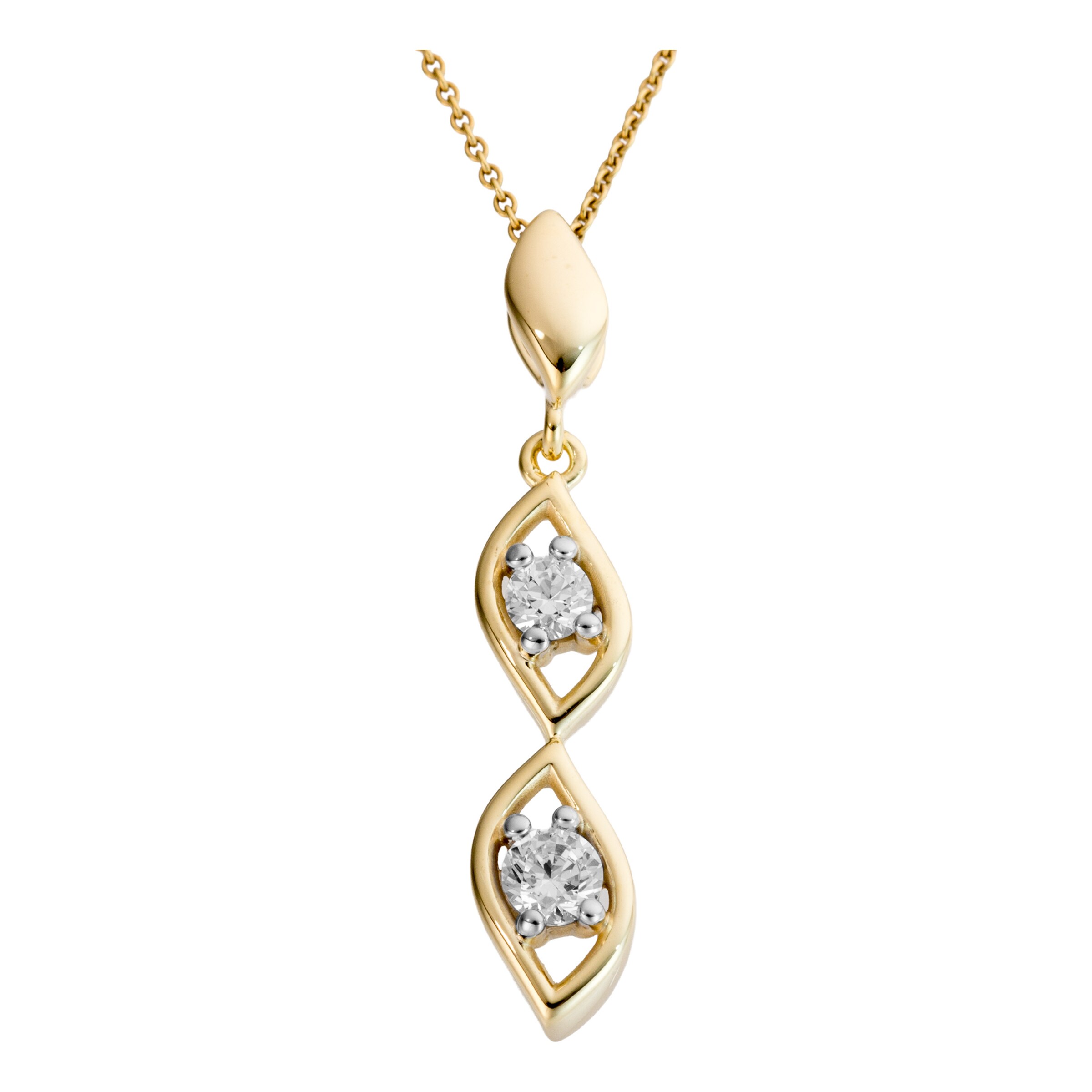 FIRETTI Pendant in Gold: front