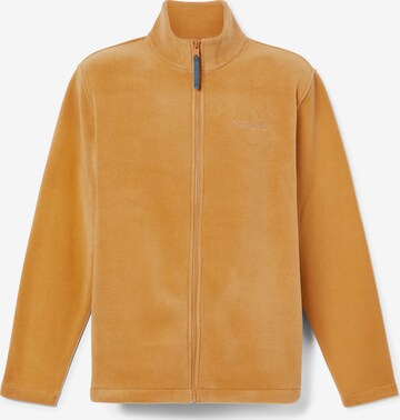 TIMBERLAND Fleece jas in Geel: voorkant