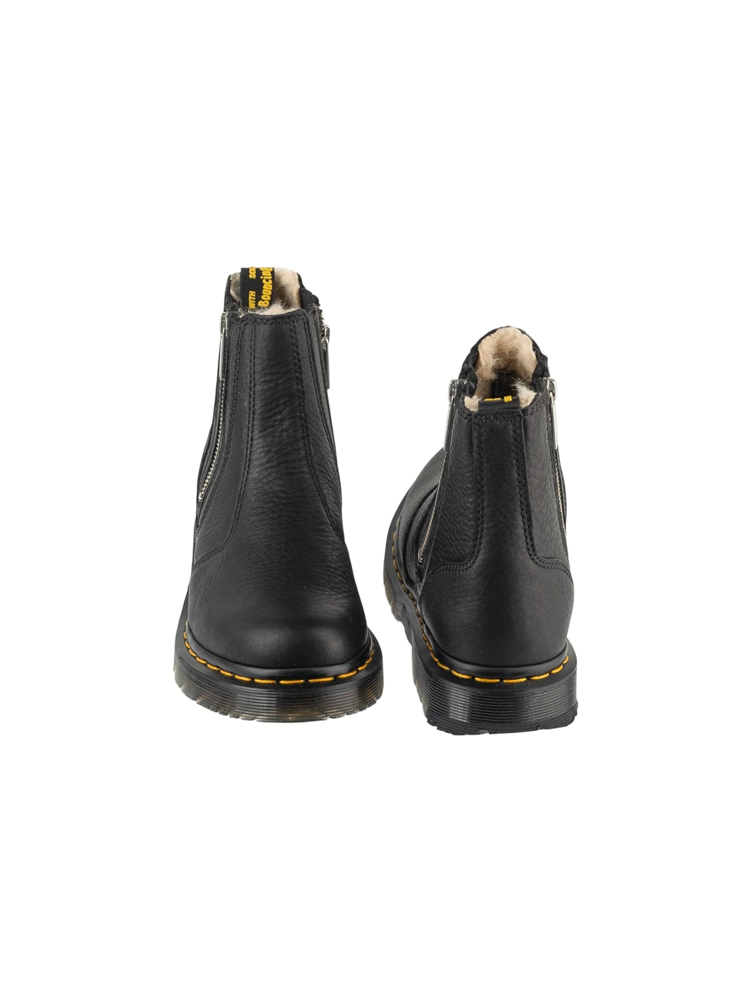 Dr. Martens Enkellaarsje 'Dr. Martens 2976 Alyson w Zips Zip Up Chelsea Boot' in Zwart