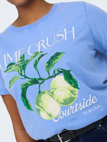T-shirt 'CARSHANIA' ONLY Carmakoma en bleu
